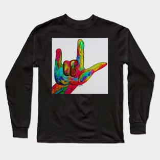 ASL I Love You Long Sleeve T-Shirt